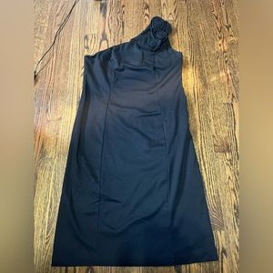 Women’s one shoulder Nina Leonard Dress Size medium